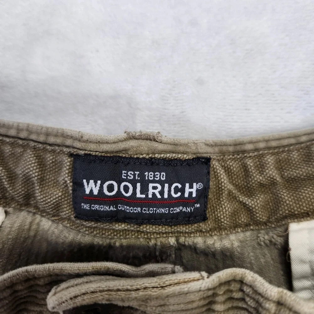 Woolrich‎ Mens Corduroy Pants Khaki Size 40x32 Outdoor Casual Workwear